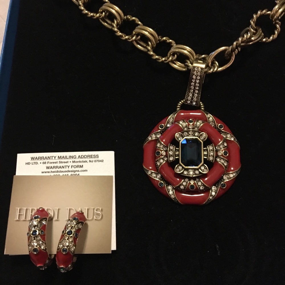 Heidi Daus Necklace & Earrings